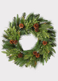 Faux Cedar, Juniper Wreath for Door and Wall Decor