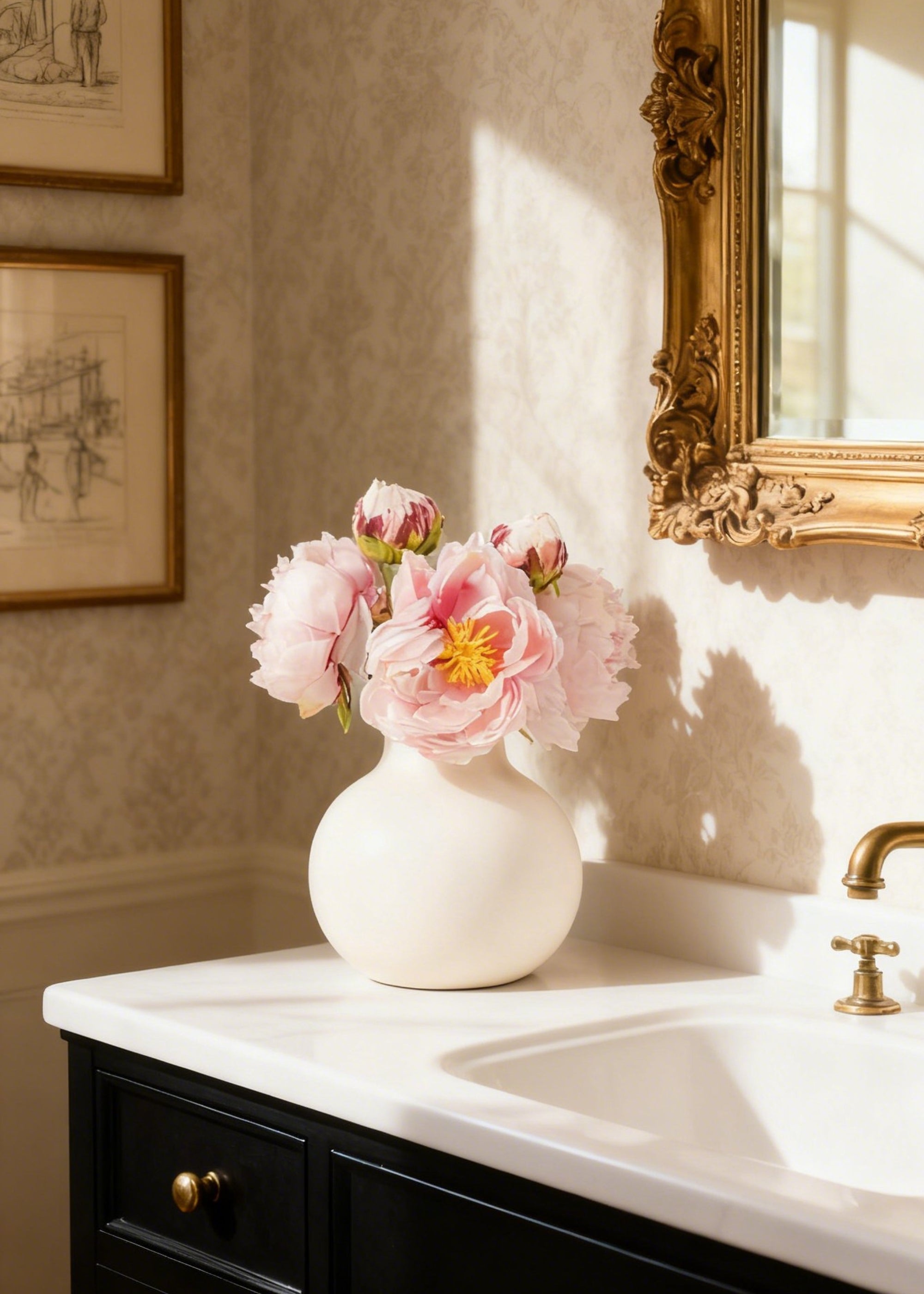 Pink Faux Peony Bundle for Vase and Wedding Styling