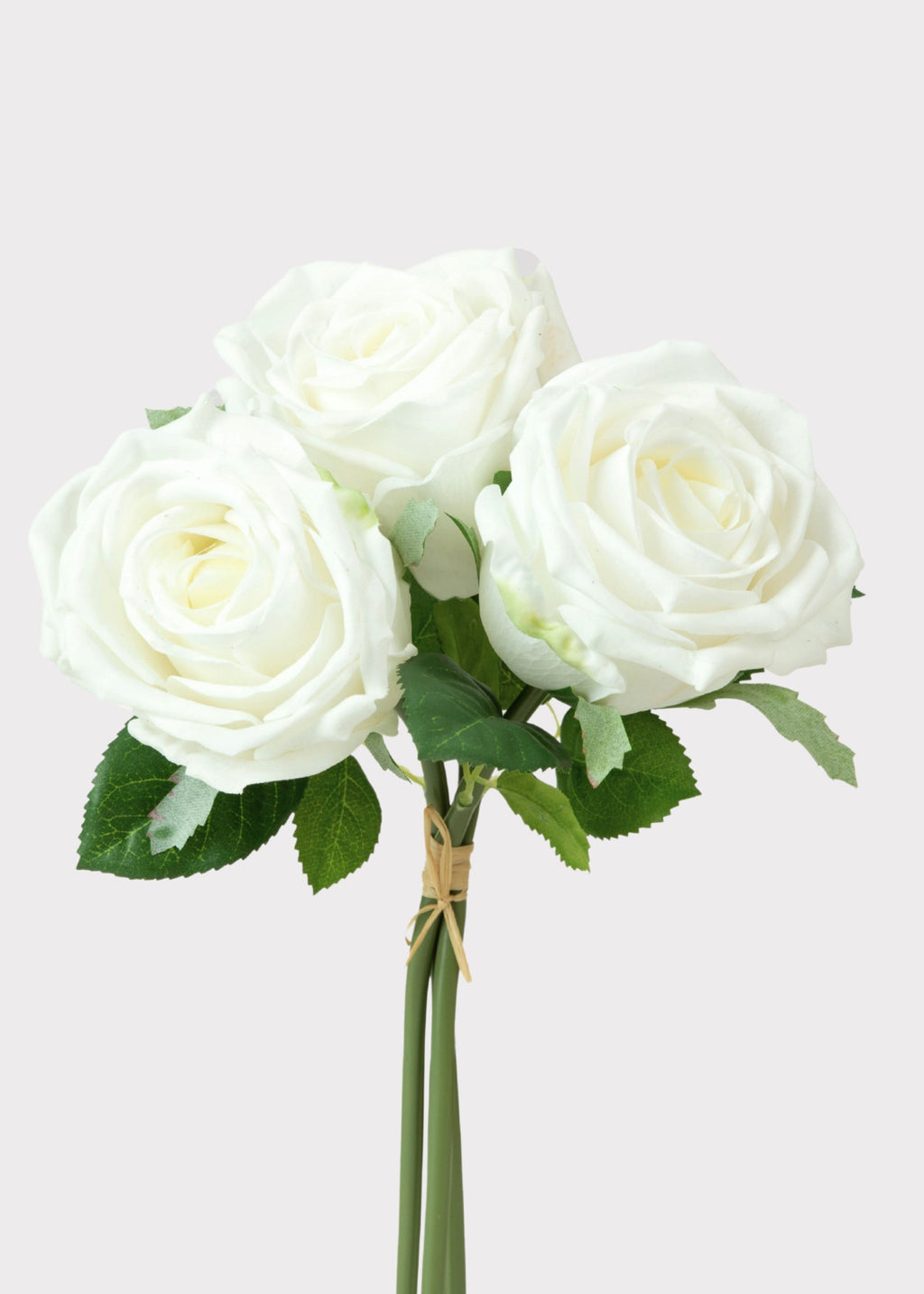 White Faux Rose Bundle for Vase and Wedding Styling