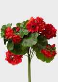 Faux Uv Resistant Indoor/outdoor Geranium Pick Bush for Vase Styling