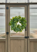 Real Touch Uv Treated Indoor/outdoor Salal Leaf Wreath for Door and Wall Decor