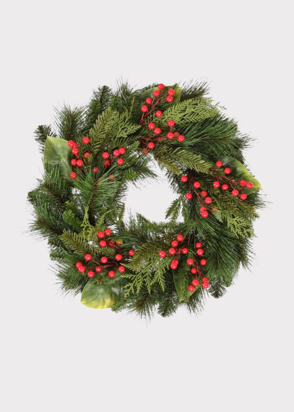 Faux Pine Wreath for Door and Wall Decor