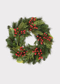 Faux Pine Wreath for Door and Wall Decor