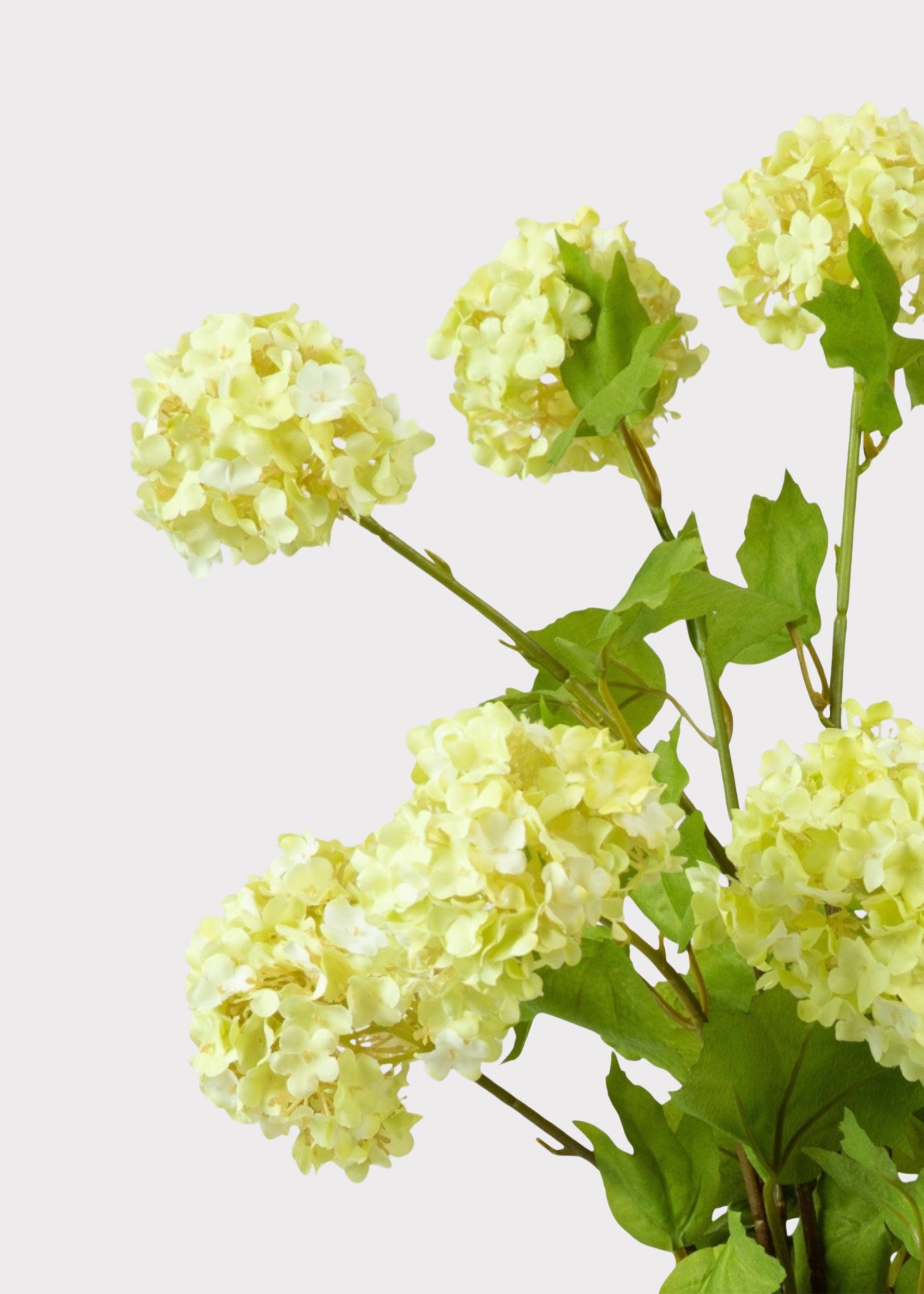 Green Faux Hydrangea Bundle for Vase Styling