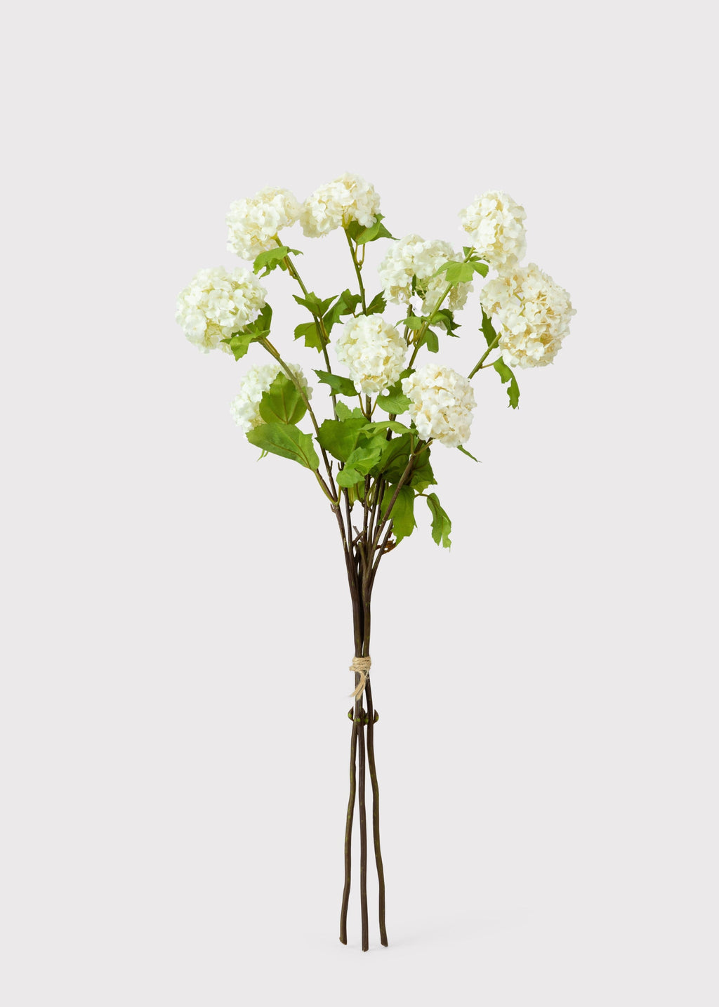 White Faux Hydrangea Bundle for Vase Styling