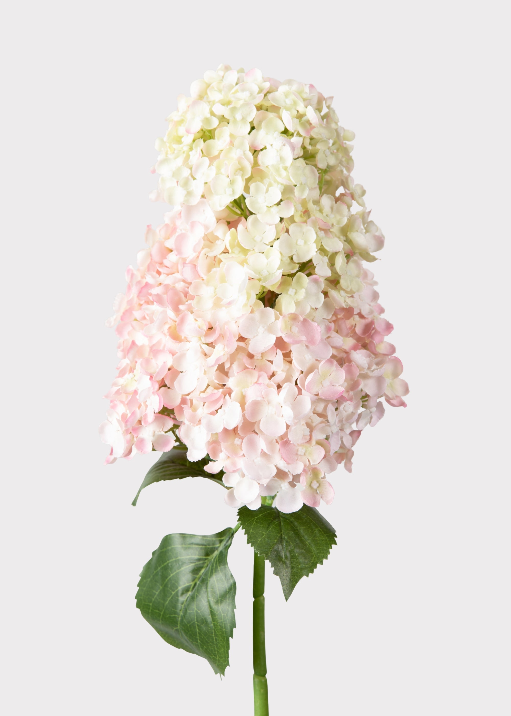 Cream Faux Hydrangea Stem for Vase Styling
