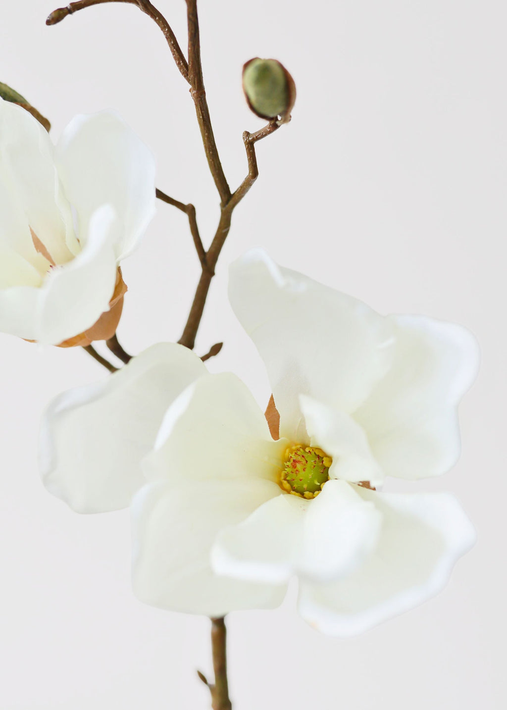 Cream Faux Magnolia Stem for Vase and Wedding Styling