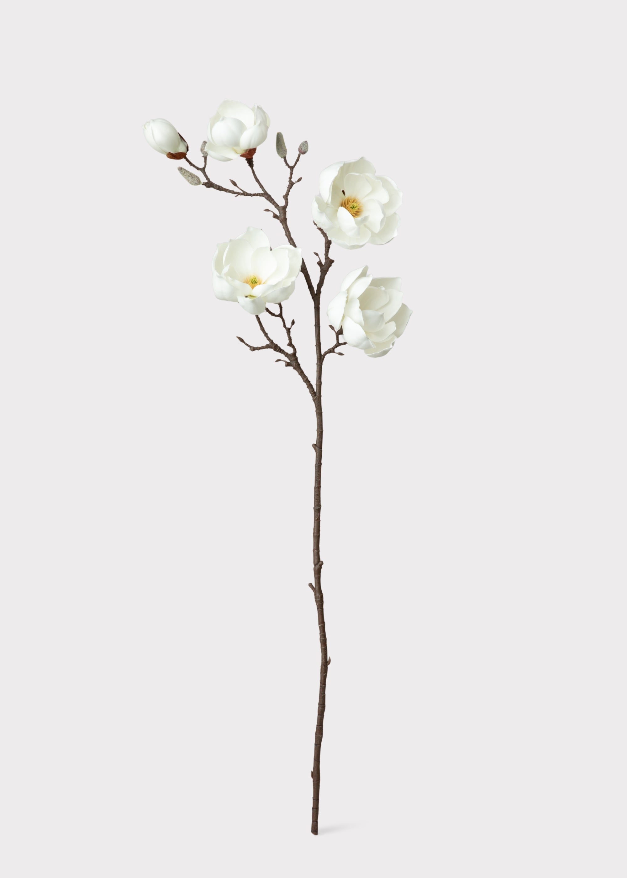 White Faux Magnolia Branch for Vase and Wedding Styling