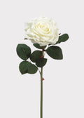 White Real Touch Rose Stem for Vase and Wedding Styling