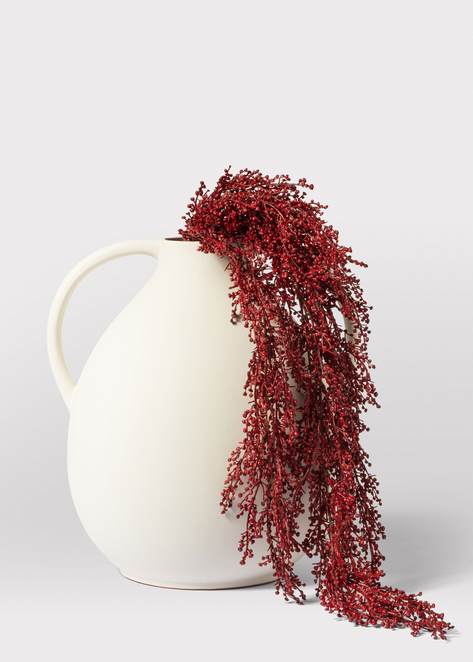 Burgundy Faux Succulent Bush for Vase Styling