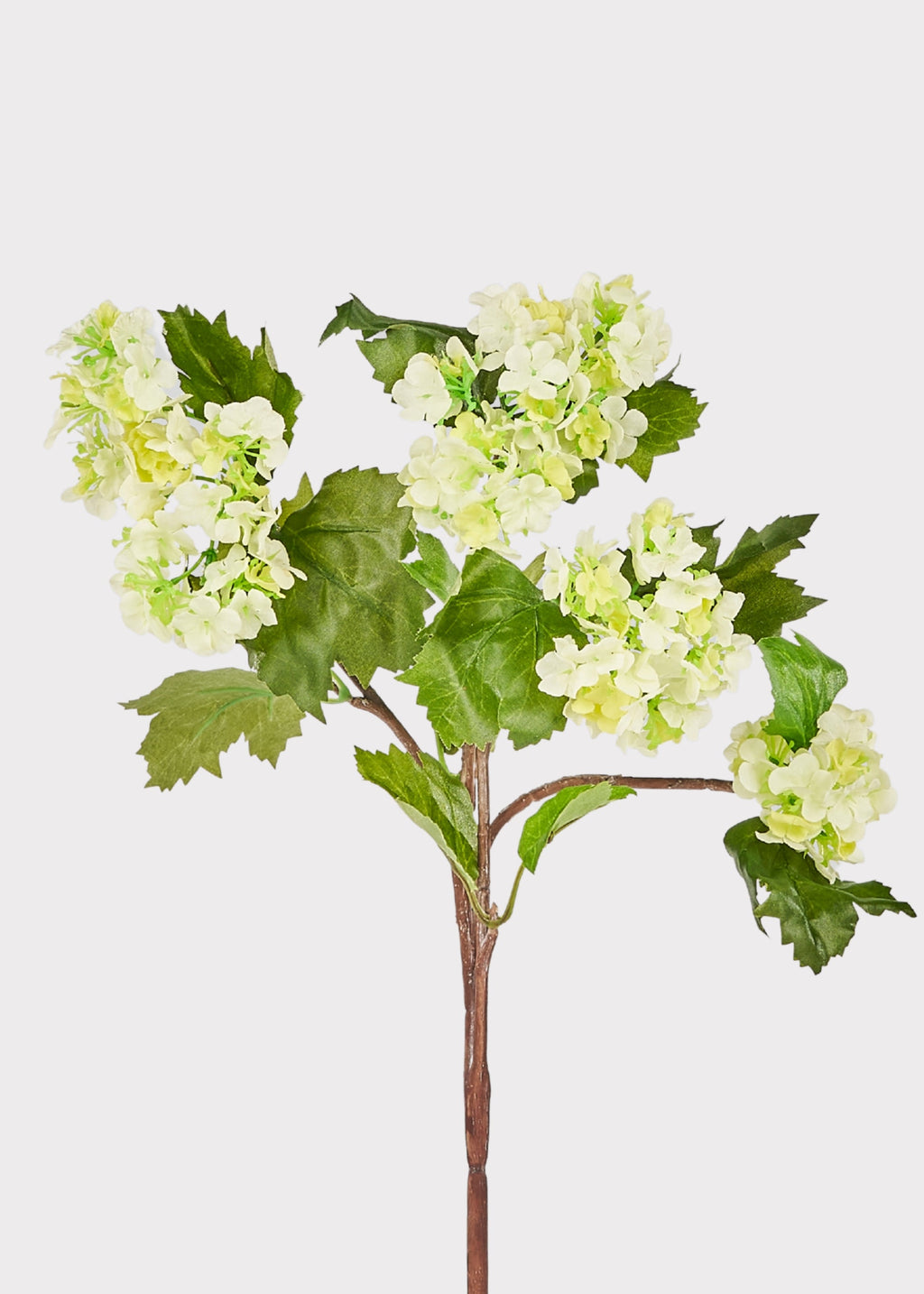 Green Faux Hydrangea Stem for Vase and Wedding Styling