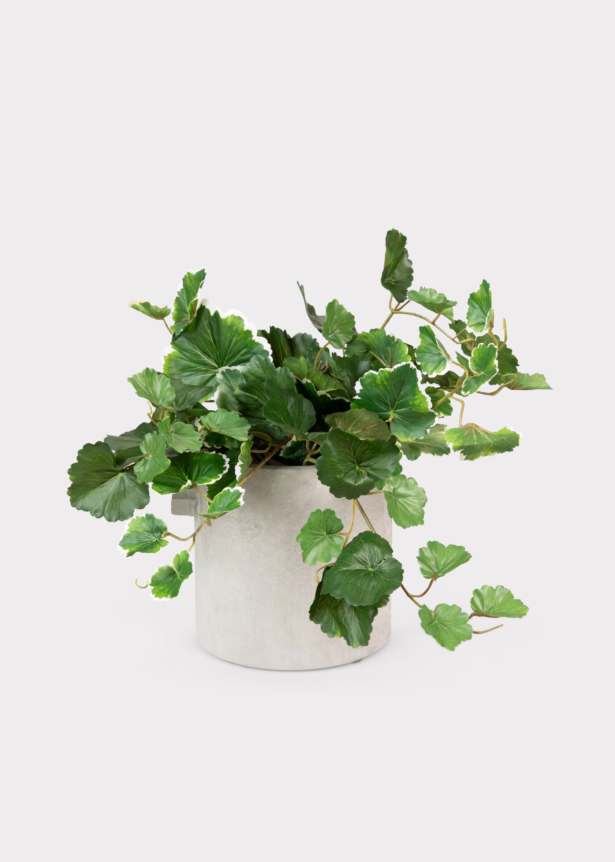 Faux Uv Resistant Outdoor Hanging Geranium Bush for Vase Styling