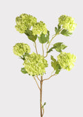Green Faux Hydrangea Stem for Vase Styling
