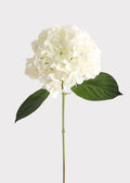 White Real Touch Hydrangea Stem for Vase Styling