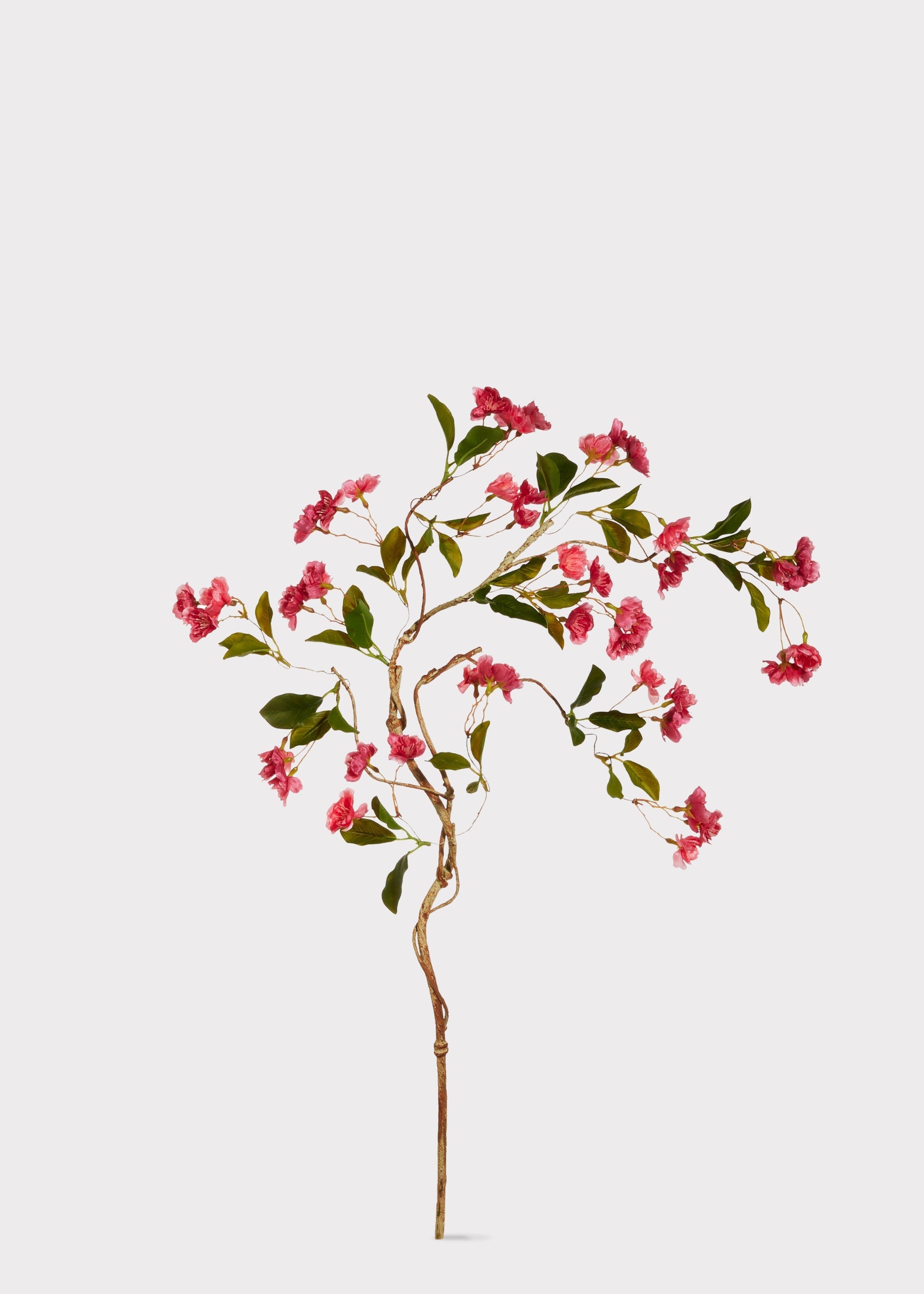 Pink Faux Cherry Blossom Branch for Vase Styling