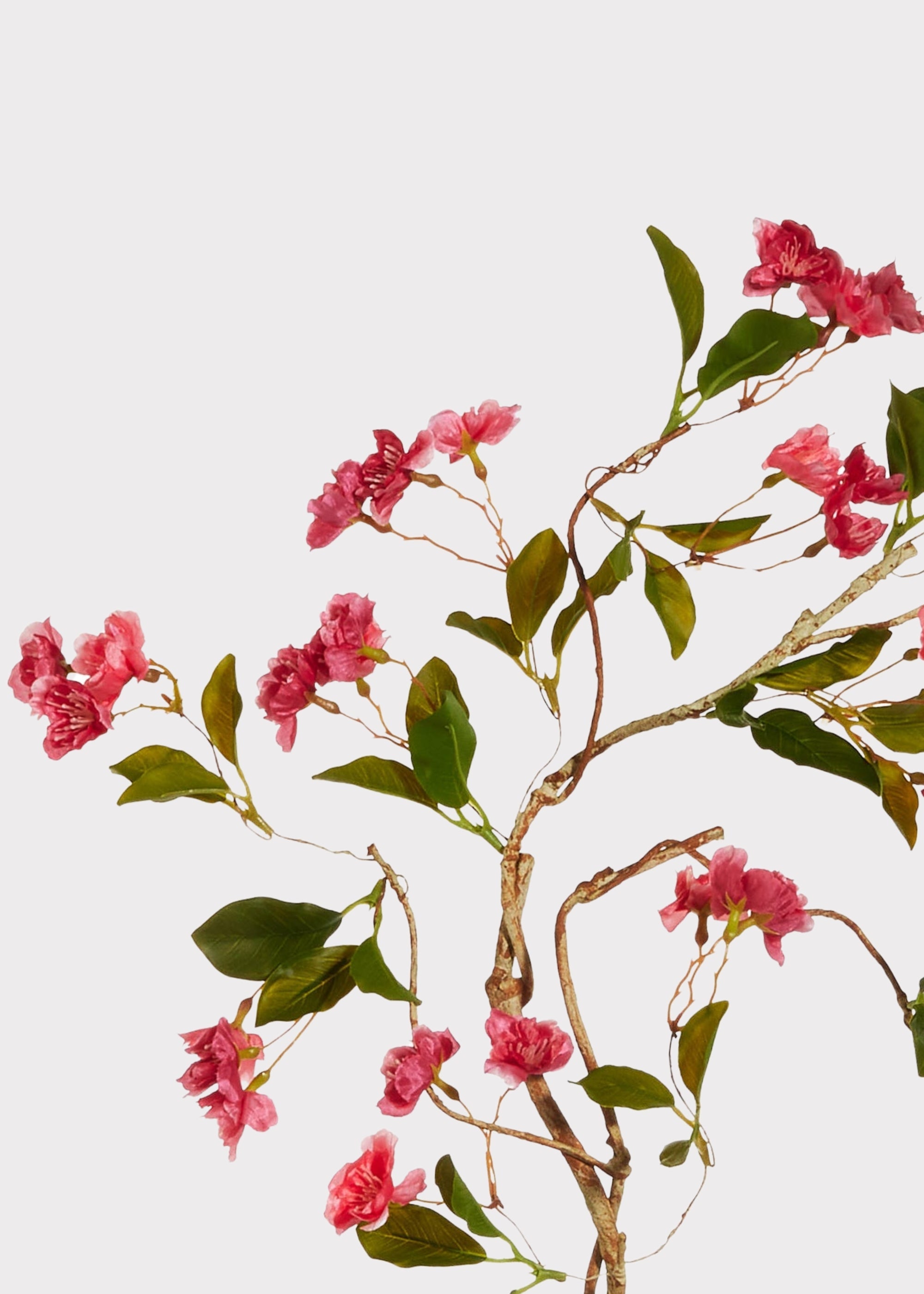 Pink Faux Cherry Blossom Branch for Vase Styling