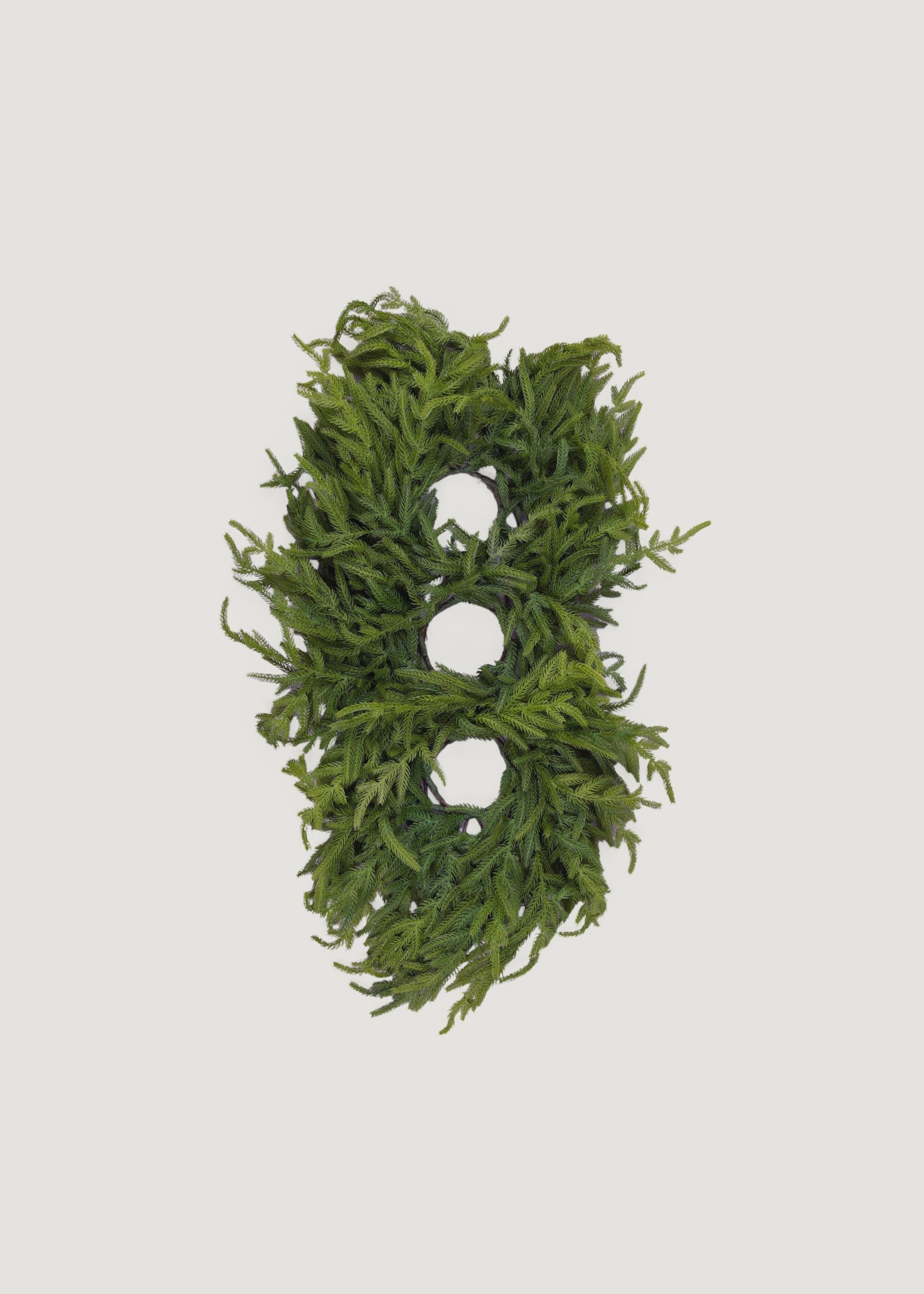 Real Touch Pine Wreath for Door and Wall Decor