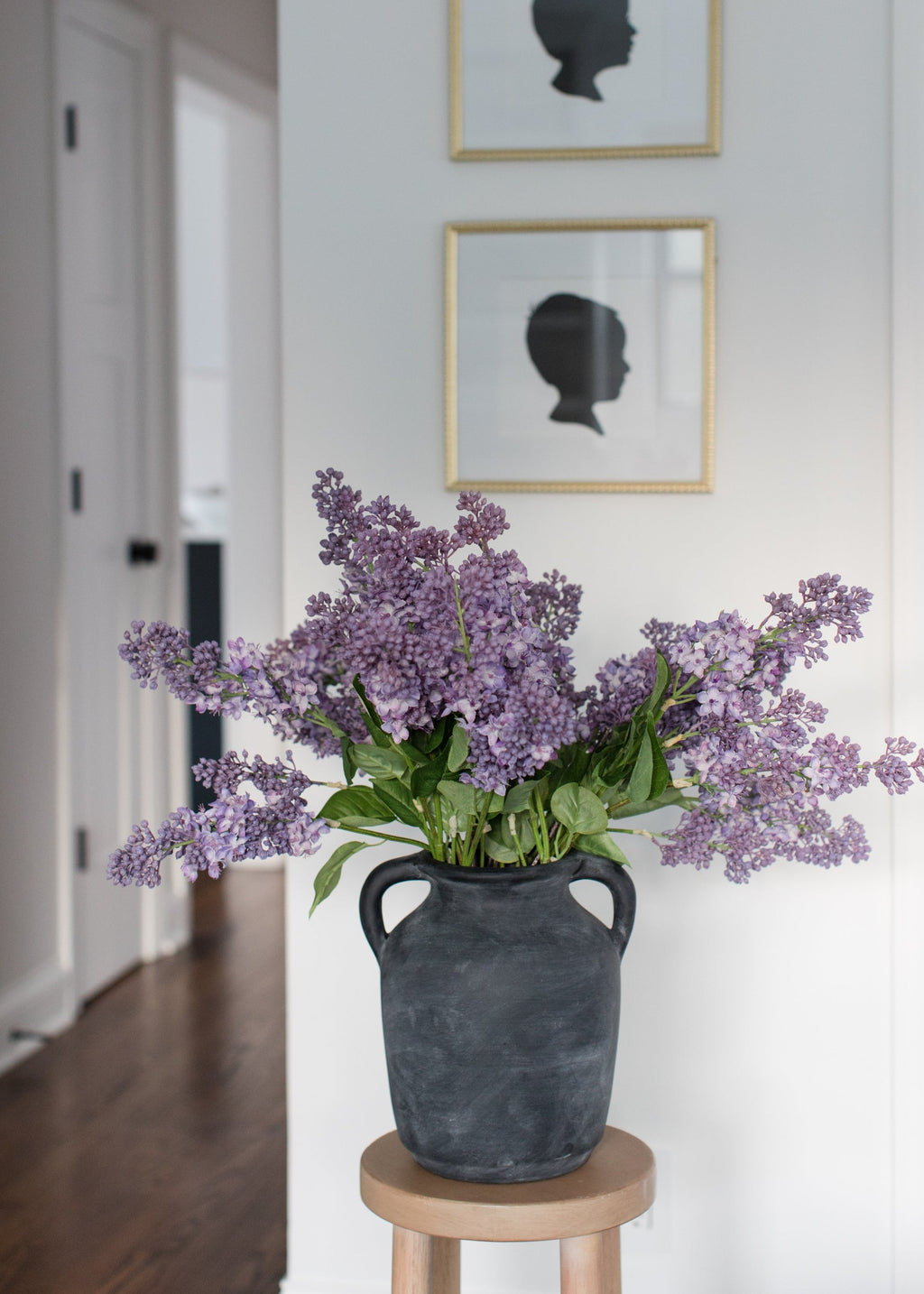 Purple Faux Lilac Stem for Vase Styling