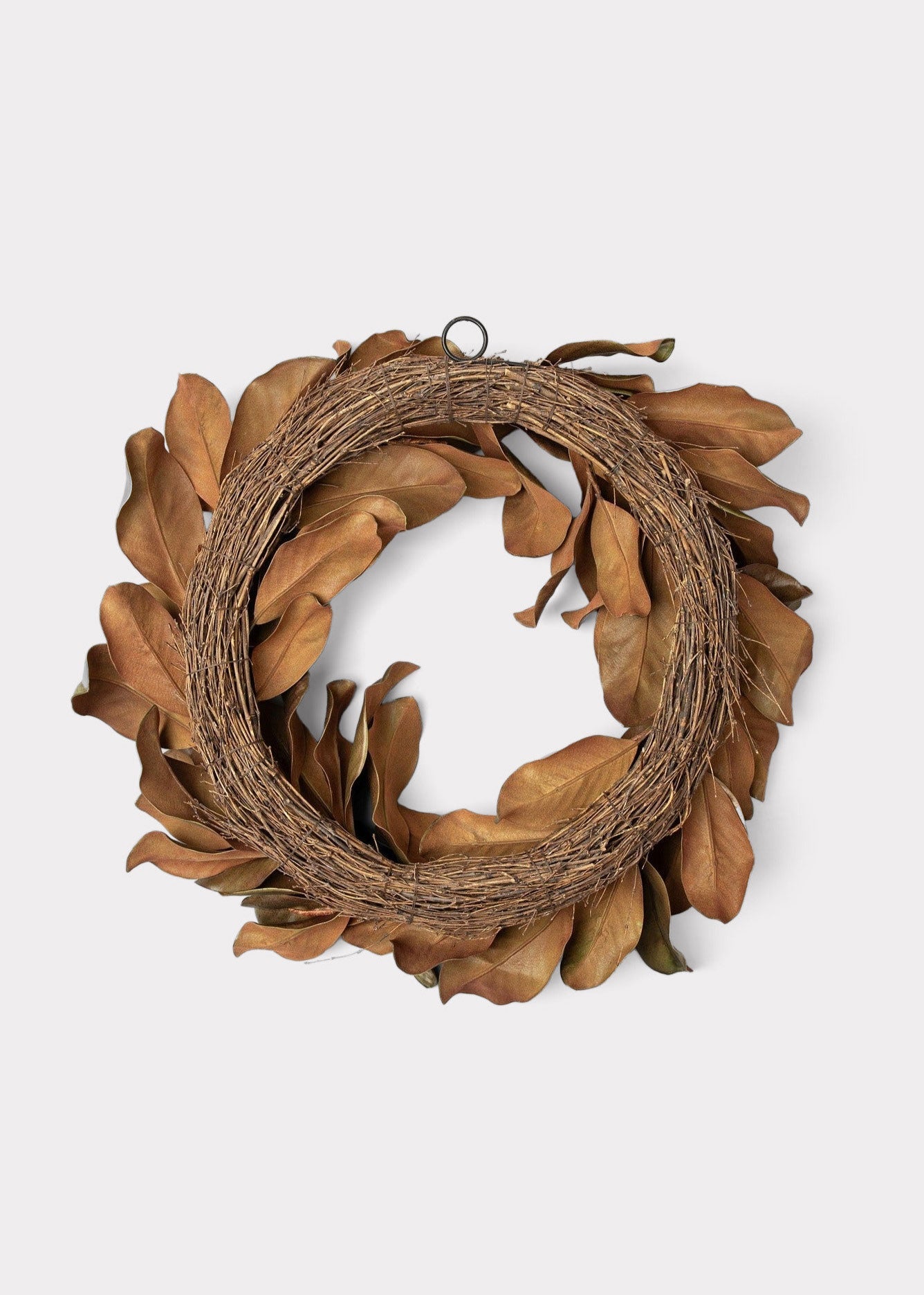 Real Touch Magnolia Wreath for Door and Wall Decor