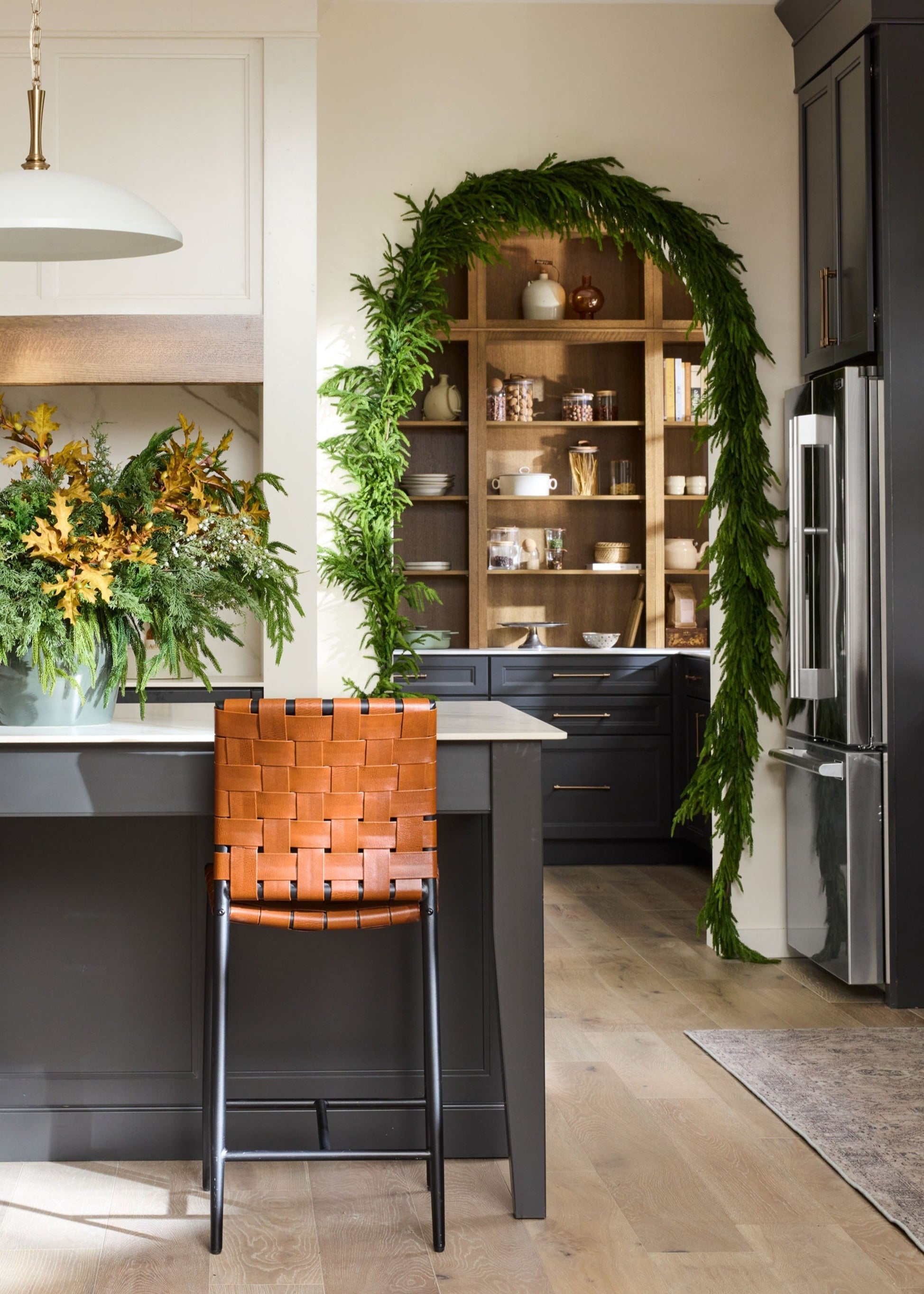 Real Touch Pine Garland for Mantels and Seasonal Decor