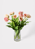 Mauve Faux Tulip Arrangement for Home Decor