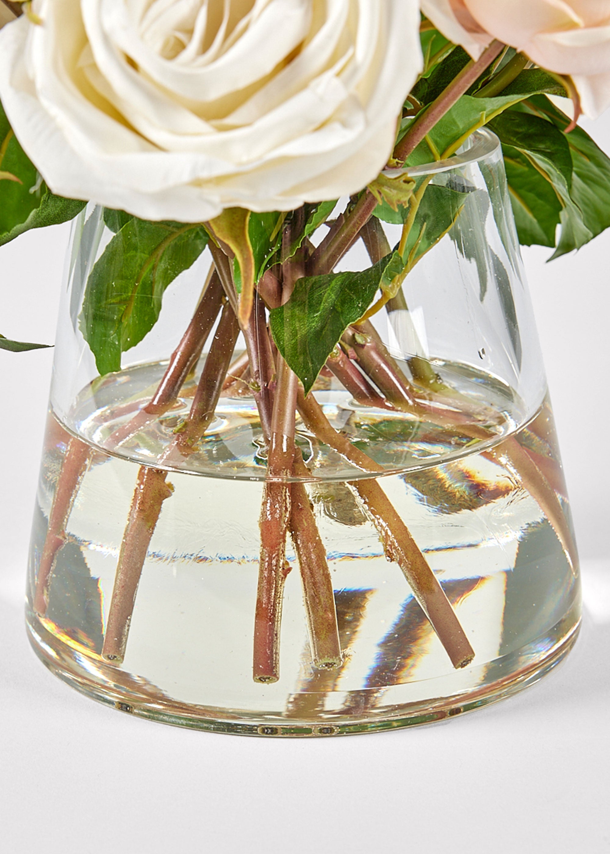 Faux Rose Arrangement for Home Decor