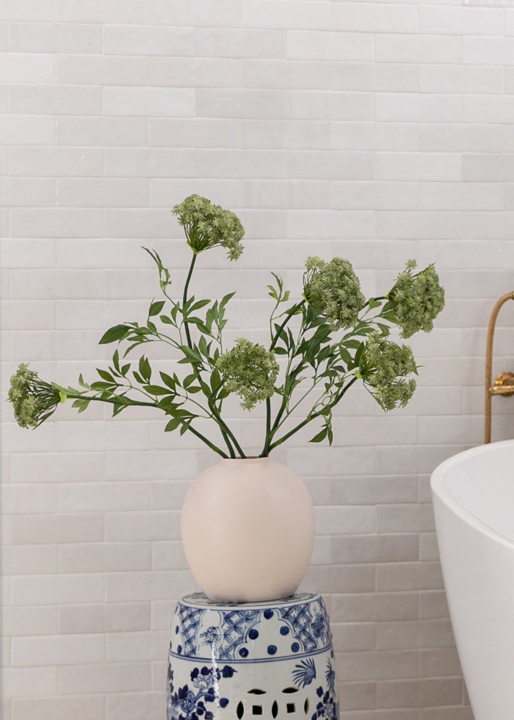 Faux Save - Queen Anne's Lace Wildflowers Stem for Vase Styling