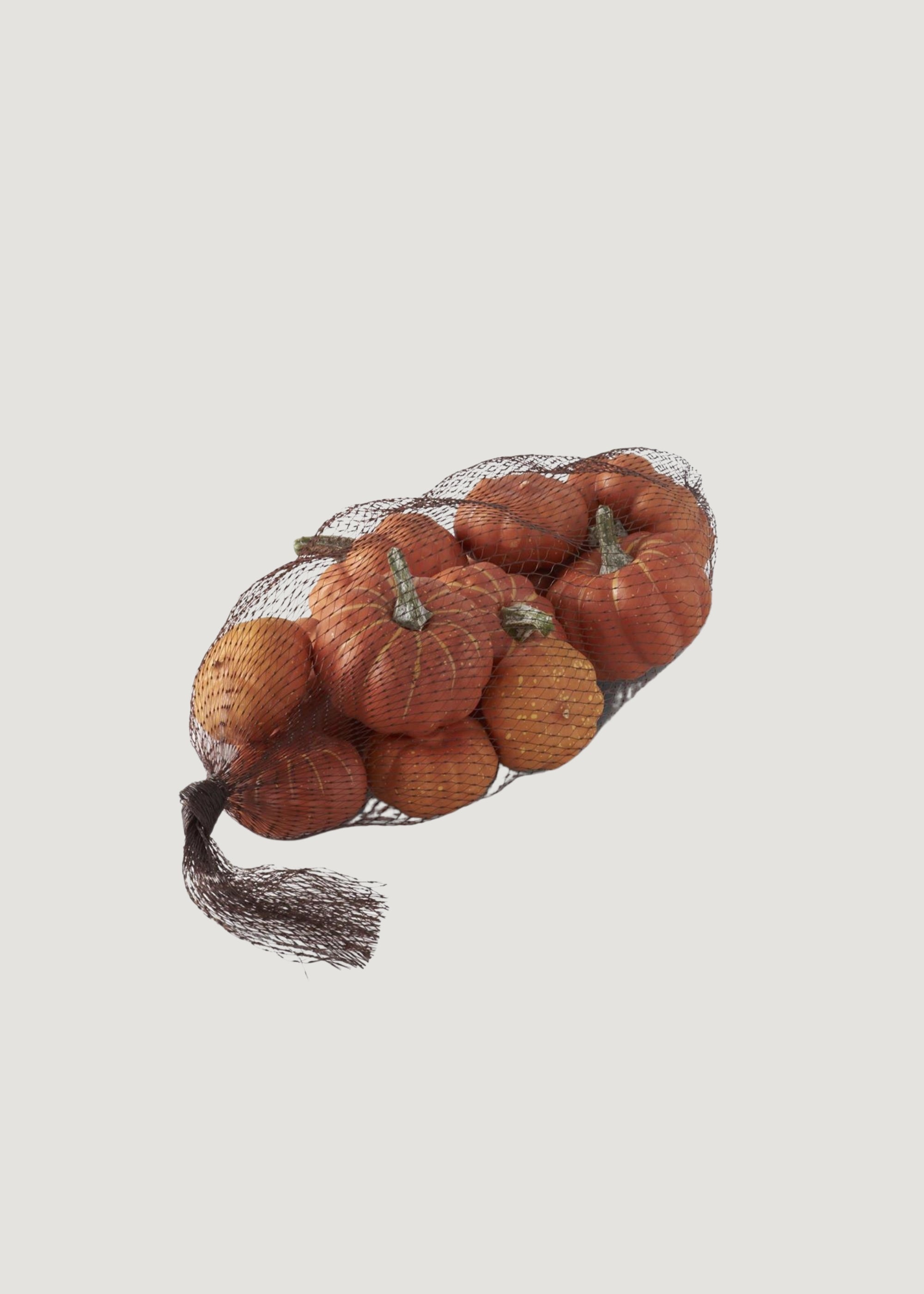 Bag 12 Mini Fall Orange Pumpkins Pumpkin Decor for Home Styling