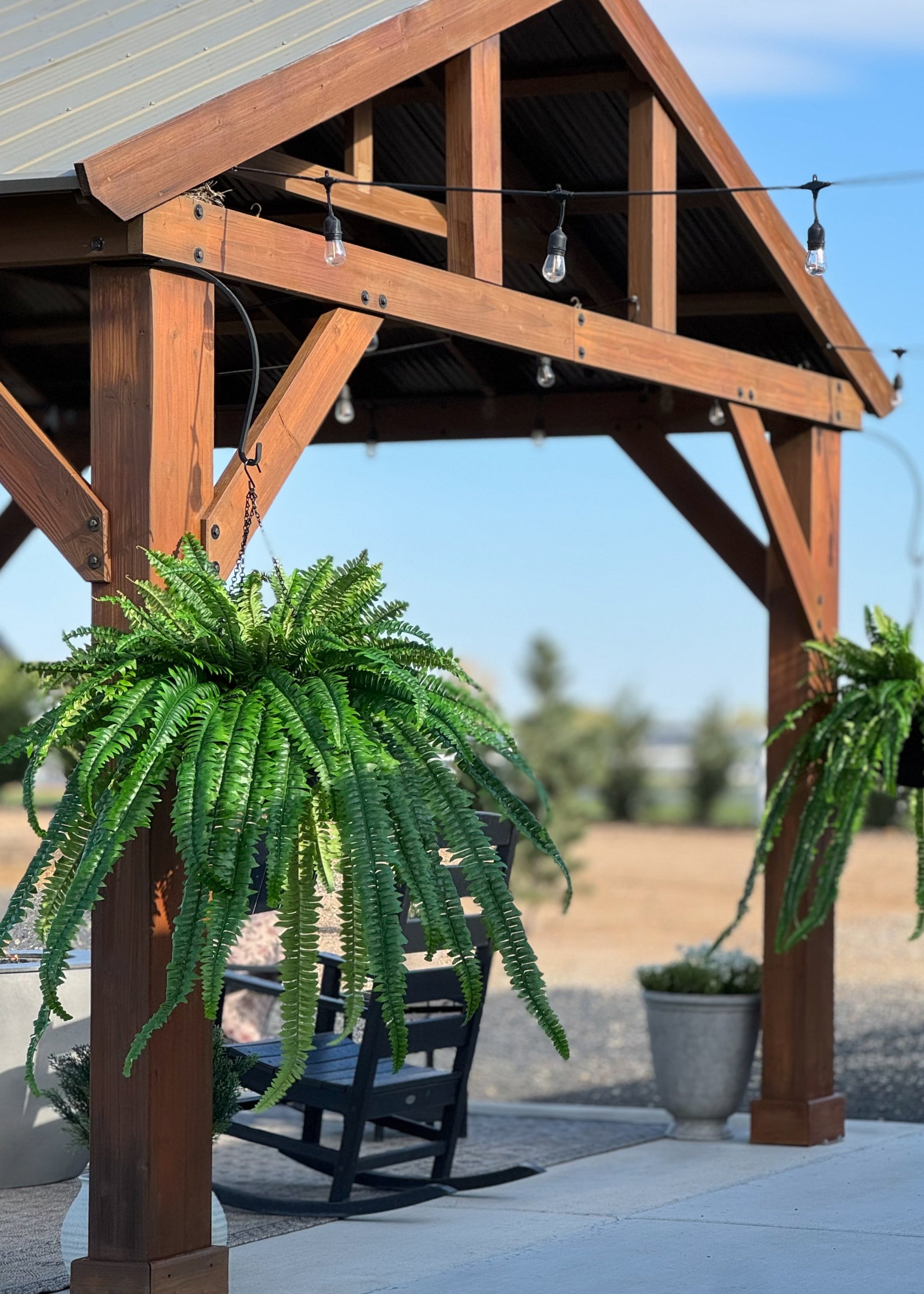 Faux Fern Bush for Vase Styling