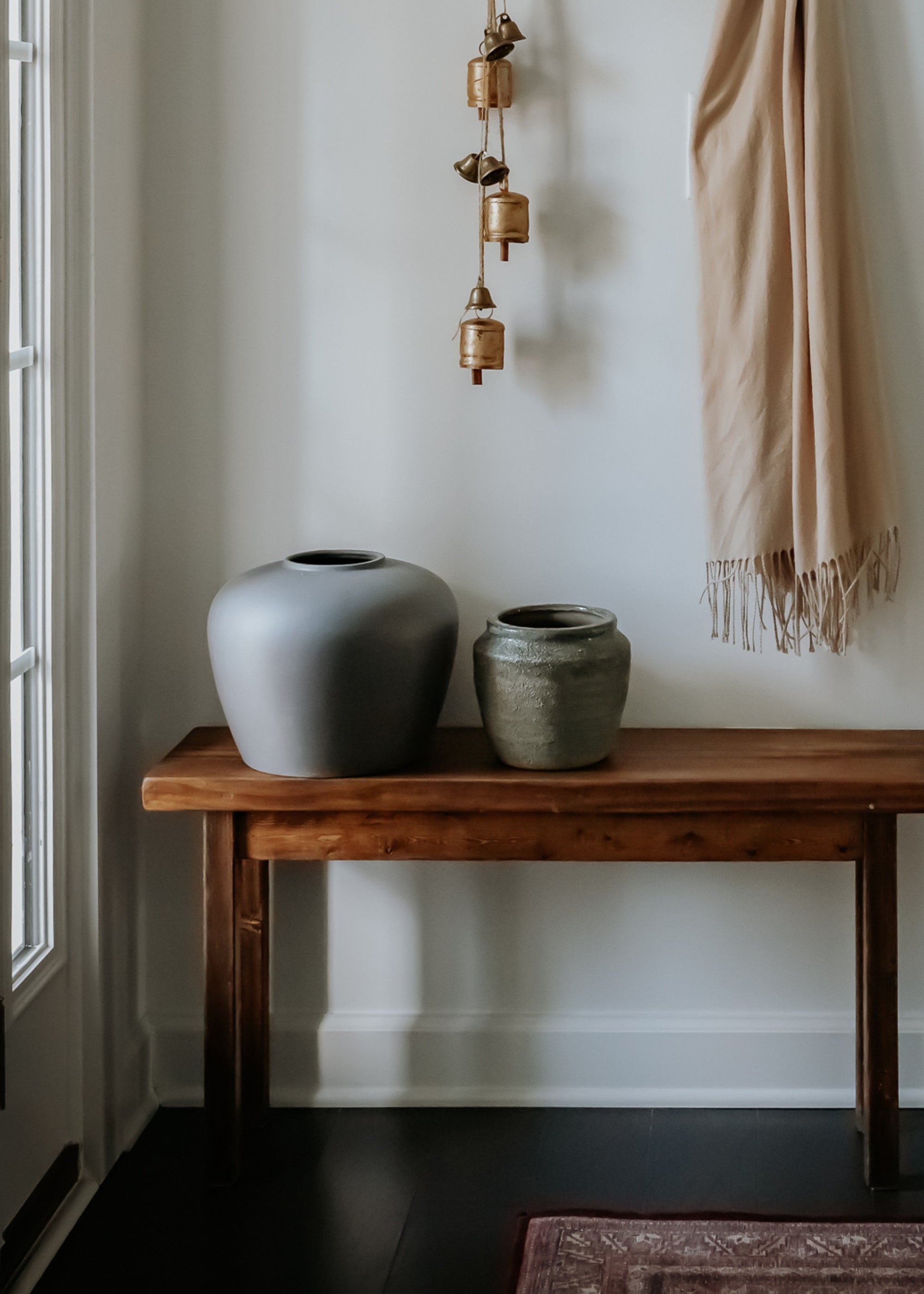 Faux Earthy Ceramic Planter for Planters and Shelves