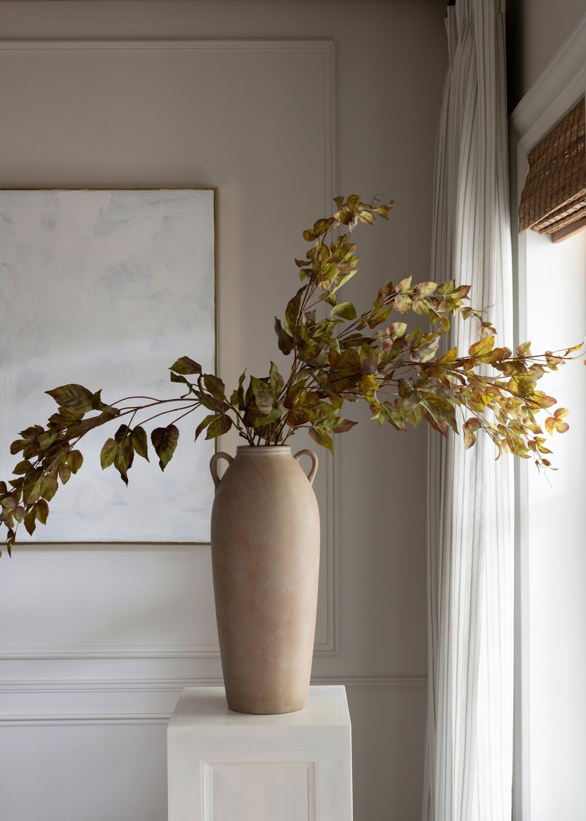 Green Faux Ivy Garland for Mantels and Seasonal Decor