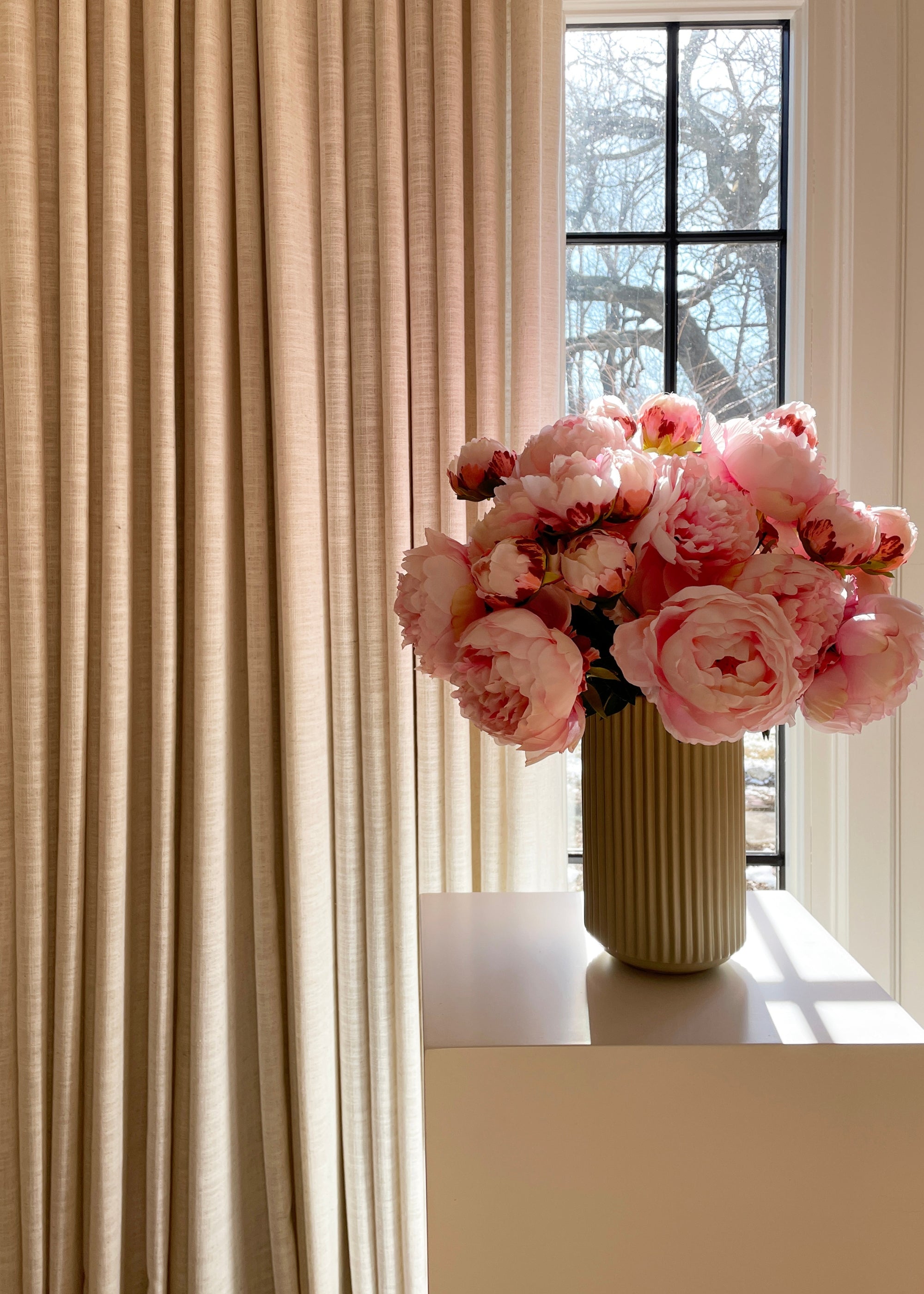 Pink Faux Peony Bundle for Vase and Wedding Styling