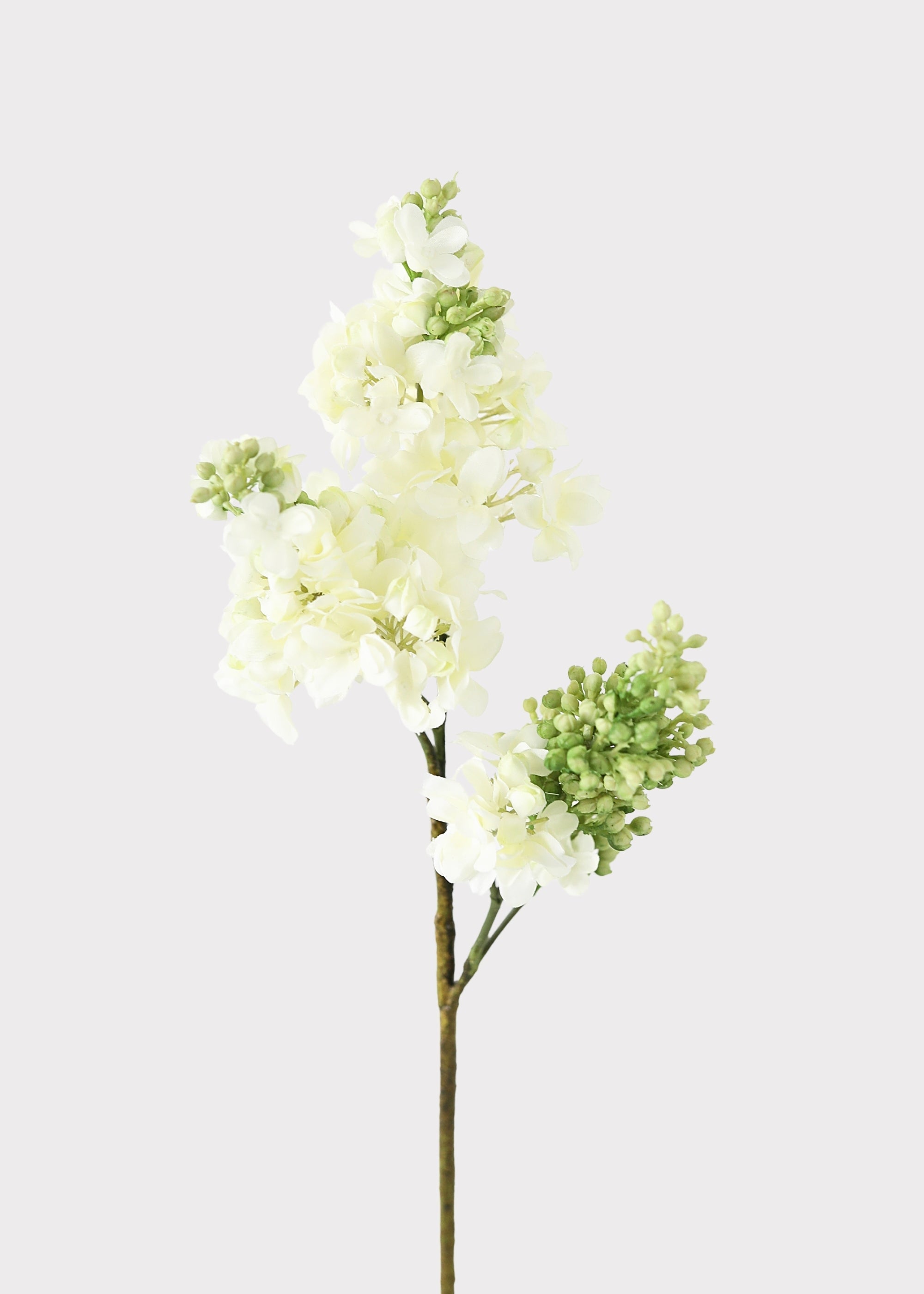 Cream Faux Lilac Stem for Vase and Wedding Styling